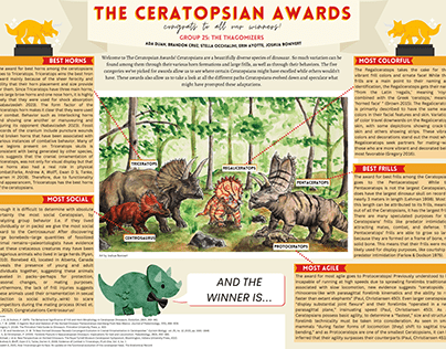 The Ceratopsian Awards