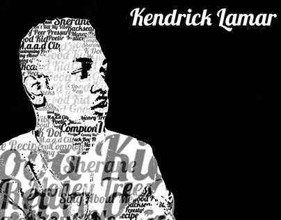 Kendrick Lamar Typography