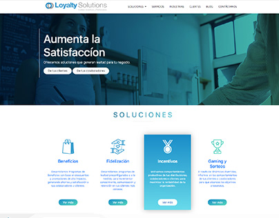 Loyalty Solutions - Landing page