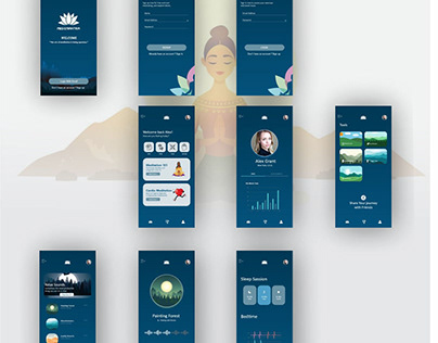 Medimantra App UI design