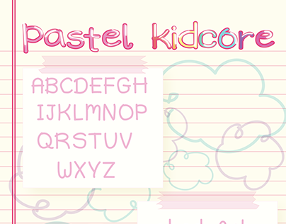 Pastel Kidcore : Font Design and Development