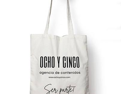 Brand identity for Ocho y Cinco