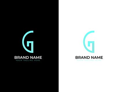 Minimal G Modern Letter logo, Branding logo, Logos,
