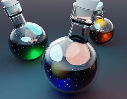 Project thumbnail - 3D Space Bottle