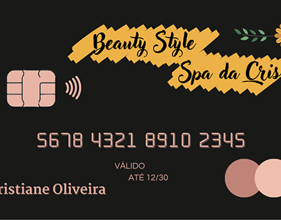 Cartão Fidelidade Beauty Style Spa da Cris
