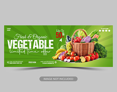 Vegetable Facebook cover design