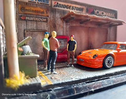 Talking about Tires, Diorama scale 1/ 64