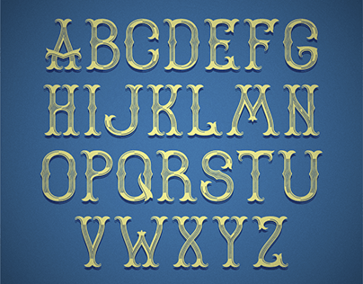 Decorative glyphs - lettering
