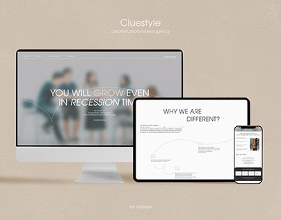 ClueStyle | landing page for smm agency