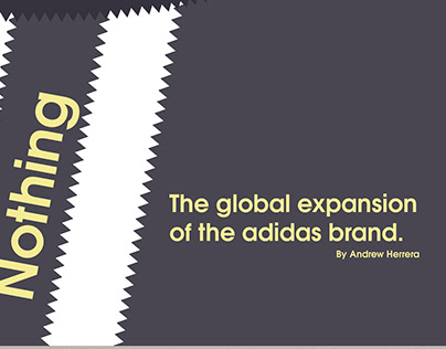 Adidas/Goudy Magazine Spreads
