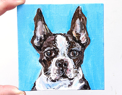 Custom Dog Portrait for Lindsay