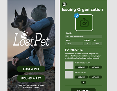 LostPet Pet Searching App