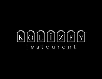 Kolizey restaurant logo design