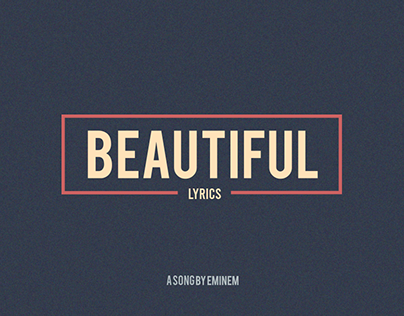 'Beautiful'. Typography game.