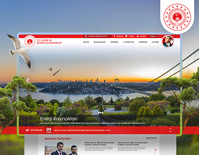 T.C. Çevre ve Şehircilik Bakanlığı Website Design