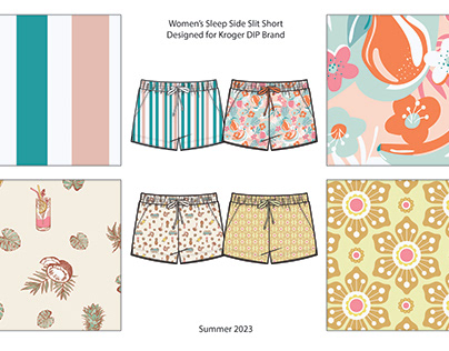 Project thumbnail - Women's Slee[ Designed for Kroger DIP Brand