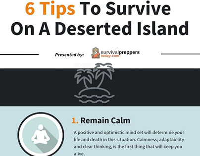 6 Tips To Survive On A Deserted Island [INFOGRAPHIC]
