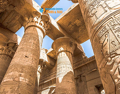 banner design Aswan Temples Egypt Temple of Edfu
