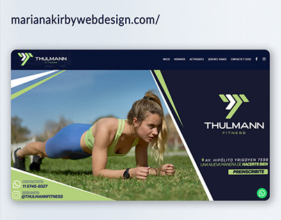 Nuevo sitio web 🌐 para el gimnasio Thulmann Fitness 💪