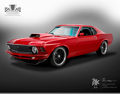 Mustang Vector Art AK Studio | RK Motors