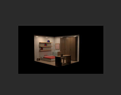 Bedroom - 1st 3D project