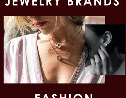 Luxury Jewelry Brand Design Mockup for Shopify store