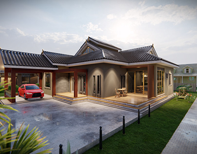 Malay Modern Traditional House Design
