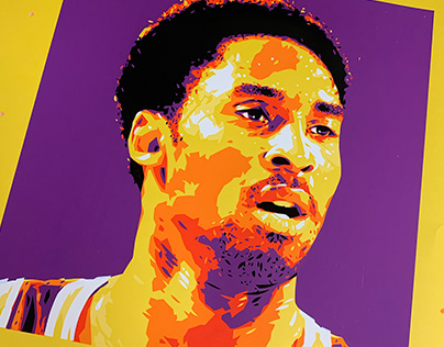 Kobe Screen Printed Poster