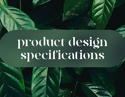 Product design specifications