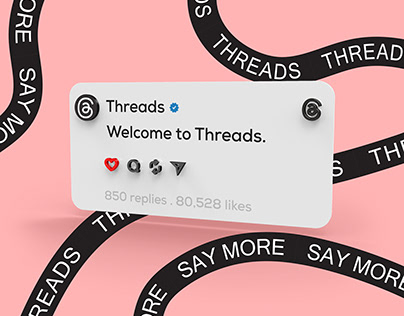 Threads app design to instagram feed