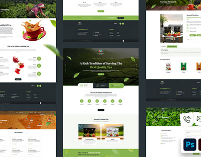 Web design and development - Csomabhai Tea