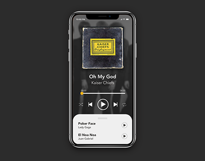 008: Music player for iPhone X.