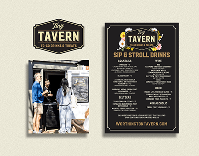 Worthington Tavern - Menu + Event Branding