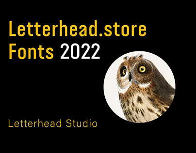 Letterhead Fonts 2022