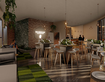 Restaurant design (360 RENDER)