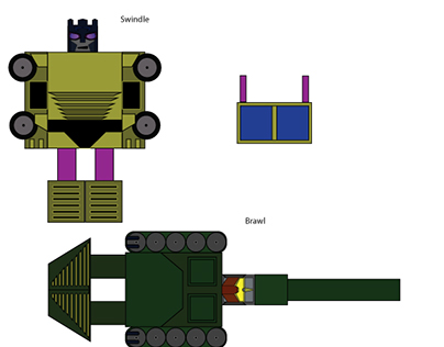 Paper Transformers: Combaticons