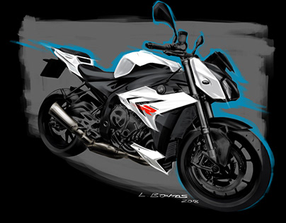 Digital Motorcycle Painting