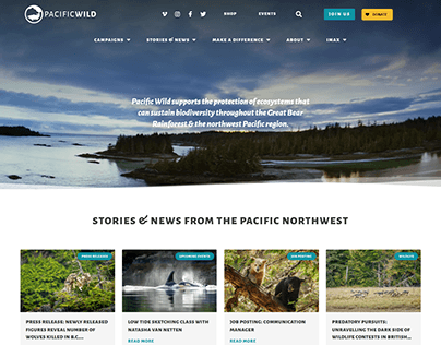 Wildlife Protection Organization Website Design