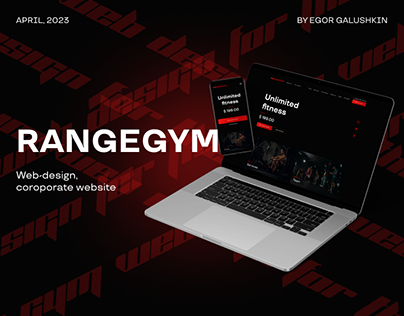 Web design for the gym | Дизайн сайта для спорт зала