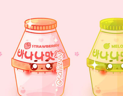 Binggrae Milk - korea Kawaiis by sailizv.v