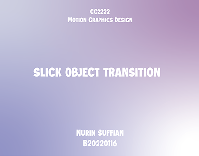 CC2222 Slick Object Transitions