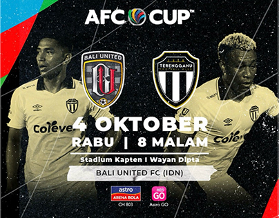 Matchday Poster for AFC CUP (Terengganu & Sabah)