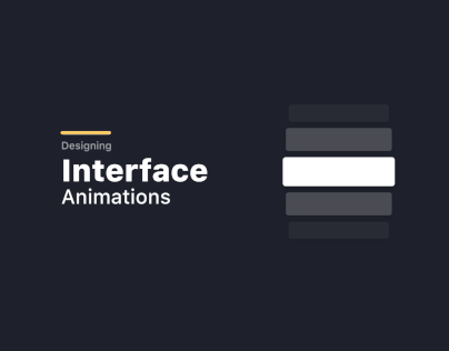 Disney’s motion principles in interface animations