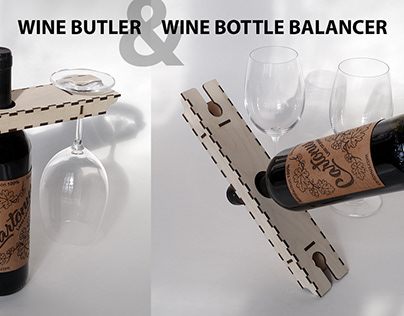 Wine bottle balancer & Wine butler