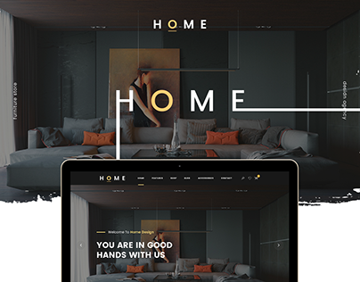 Website design for the furniture store
