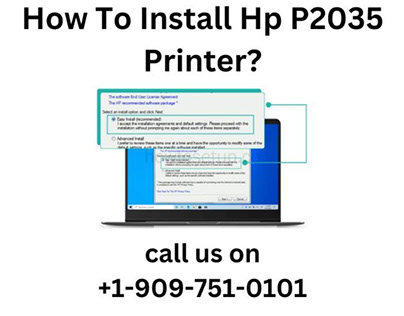 How To Install Hp P2035 Printer?