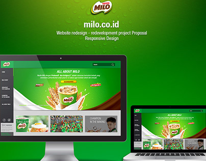 Milo.co.id redesign concept