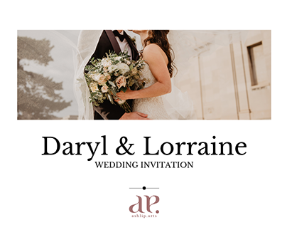 Wedding Invitation: Daryl & Lorraine