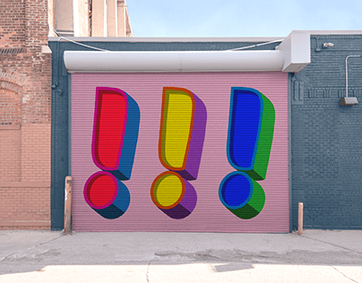 Exclamation Point Mural