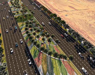 New Administrative Capital Roads Landscape Design